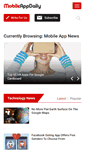 Mobile Screenshot of mobileappdaily.com